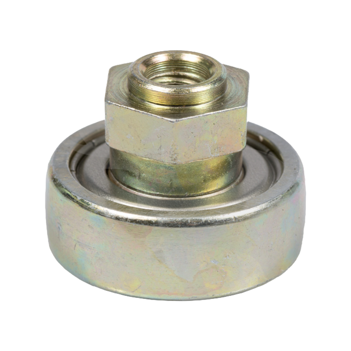 Rolă acoperiș culisant din fier Ø26 mm SCHMITZ 1057719 cu piuliță hexagonală și finisaj metalic zincat.