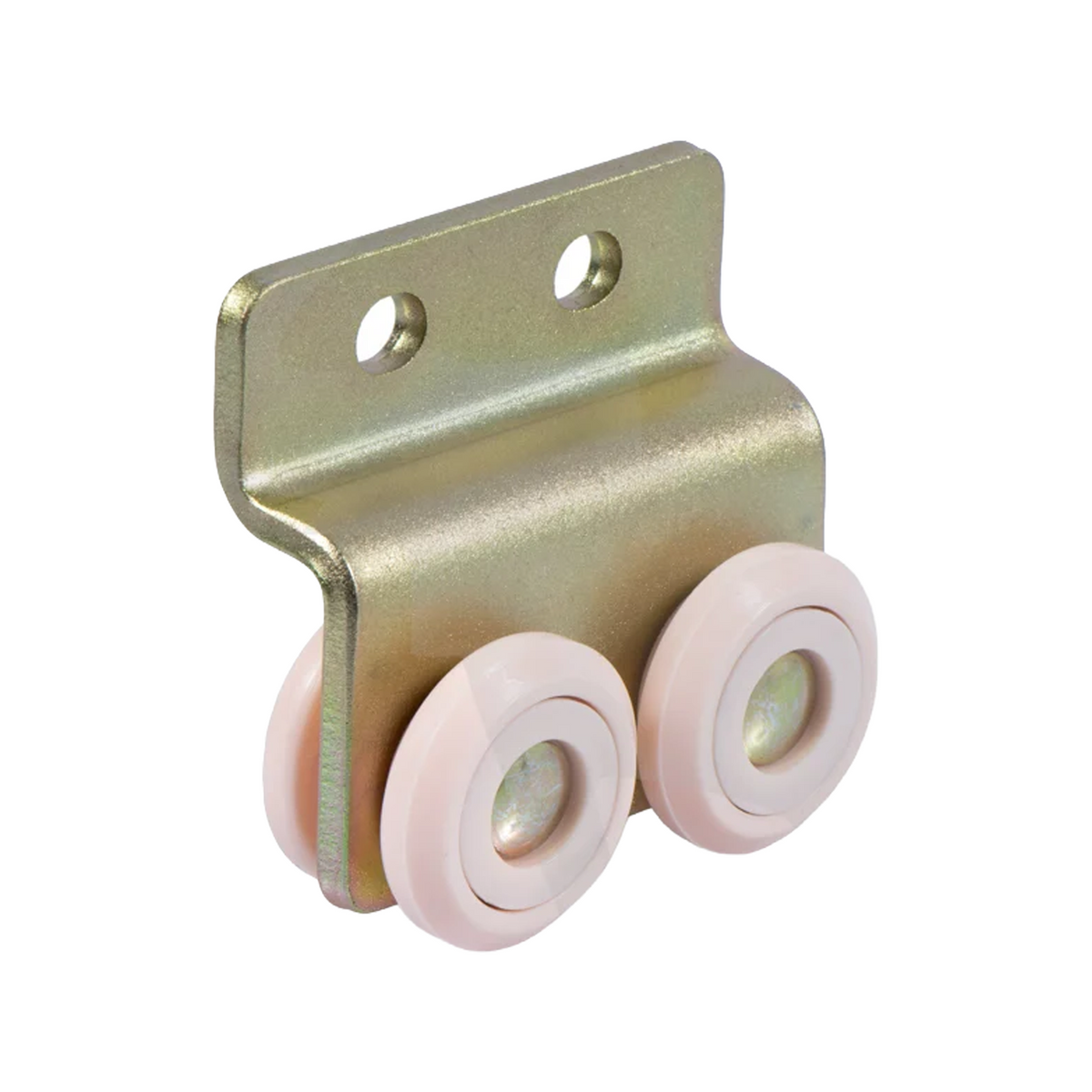 Rolă prelată laterală Ø31x25x10x66mm SCHMITZ 645320 cu role alb-crem și suport metalic cu două găuri